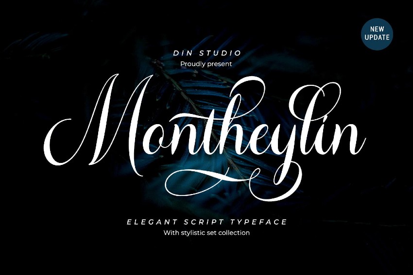 Montheylin - Calligraphy Font